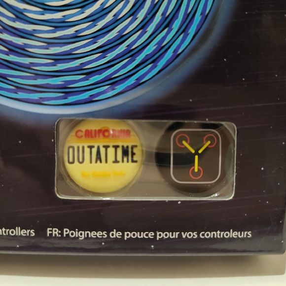 Back To The Future LED Micro USB Cable & Controller Thumb Grips For PS4 XBox One - Picture 3 of 6